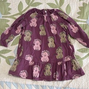Tea Collection Poodle Dress Size 3T EUC